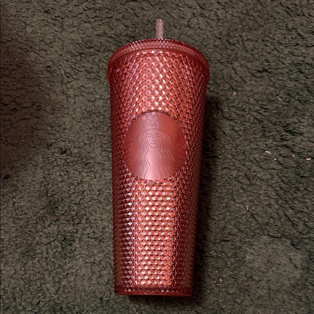 Starbucks Ruby Red Textured Tumbler
